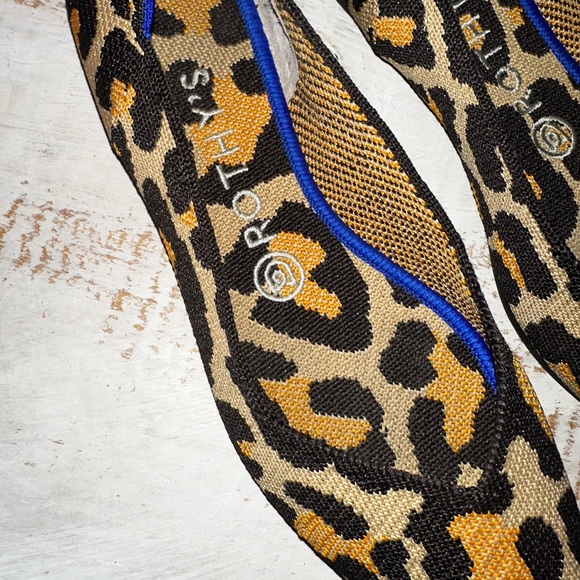 Rothy's big cat leopard print- the point flats - Picture 16 of 16